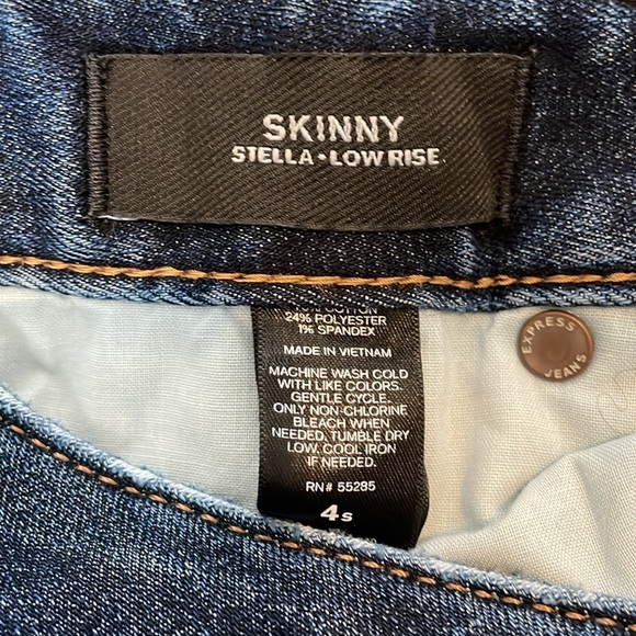 Express Skinny Stella Low Rise Jeans - Picture 3 of 4